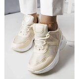 Gemre Beige sneakers with metallic inserts Ruais | shoptok.hr