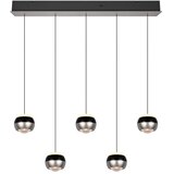 Trio Select Črna/v srebrni barvi LED viseča svetilka Orbit – | Shoptok.si
