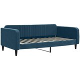  Dnevni krevet na razvlačenje plavi 100 x 200 cm baršunasti | Eponuda.com