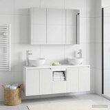  Set ormarića za kupaonicu 4 kom. Bijela Konstruirano drvo | shoptok.hr