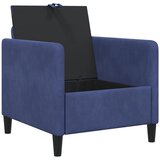 SOFA s pohranom Policijska plava 72 x 78 x 87 cm Poliester | Shoptok.si
