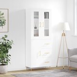 The Living Store Visoka omara bela 69,5x34x180 cm inženirski les - Visoka Omara, (21430035) Cene
