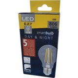 Eglo LED sijalica E27 A60 6W WW 3000K TOPLO BELA FILAMENT SENZOR DAN&NOC 11886 | ePonuda.com