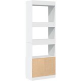  Visoka komoda bijela 63x33x180 cm od konstruiranog drva | shoptok.hr