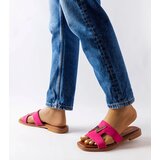 Gemre Pink flat flip-flops Leyra | Shoptok.si