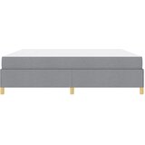  Krevetna konstrukcija Svijetlo siva 200 x 200 cm tkanina | shoptok.hr