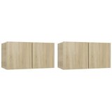 Viseći TV ormarići 2 kom boja hrasta sonome 60 x 30 x 30 cm | Eponuda.com