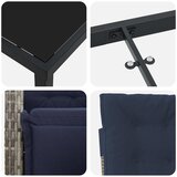  Vrtni set za objed 9 kom. Siva poliratan | shoptok.hr