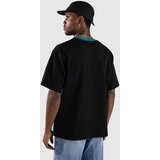 Blue Tomato Boxy Two Tone Ringer T-shirt black / transformative teal | Shoptok.si