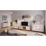 Modern Living Stenski Regal Seravel, Kašmir, Barva Hrasta | Shoptok.si