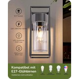 EDISHINE antracitna stenska svetilka E27 IP44 | Shoptok.si