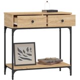 Konzolni stol boja hrasta 75 x 34,5 x 75 cm konstruirano drvo | Eponuda.ba