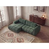 Bobochic Paris Temno zelena kotna sedežna garnitura (levi kot/z ležalnikom) Nesty – | Shoptok.si