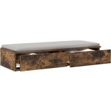  Nočne omarice Prekajeni hrast Inženirski les 90 x 36,5 x 16,5 cm, (22007994) | Shoptok.si