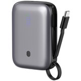Power bank 10000 mAh 20W Delivery sa ugrađenim USB‑C kablom 1 m crna | Eponuda.com