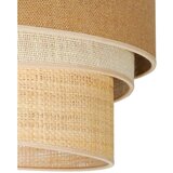  Duolla - Visilica na sajli YUTE TRIO 1xE27/15W/230V prečnik 45 cm braon/siva/bež | Eponuda.com