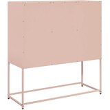  Komoda ružičasta 100,5x39x107 cm hladno valjani čelik | shoptok.hr