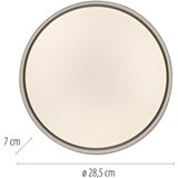 SCHÖNER WOHNEN 14593-18 -LED prigušiva stropno svetlo TAVOLI LED/10W/230V crna + daljinski upravljač | Eponuda.com