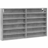  Vitrina siva boja betona 100x8,5x58 cm konstruirano drvo | shoptok.hr