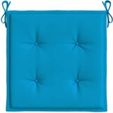 vidaXL jastuci za vrtne stolice 4 kom plavi 50 x 50 x 3 cm od tkanine | shoptok.hr