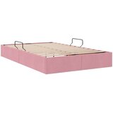  Otomanski krevet s pohranom Ružičasta 120 x 200 cm Baršun | shoptok.hr