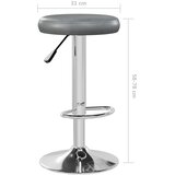  Barski stolci od umjetne kože 2 kom sivi | shoptok.hr