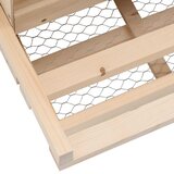  Gnijezdo za kokoši s 2 odjeljka 63x40x45 cm masivna borovina | shoptok.hr