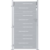  Vrtna vrata Srebrno 85 x 196 cm Nehrđajući čelik | shoptok.hr