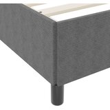 vidaXL Posteljni okvir Svetlo siva Inženirski les, kovina 90 x 200 cm | Shoptok.si