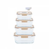  5-delni set steklenih posod za shranjevanje z vakuumskim zapiranjem | Shoptok.si