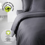 Today Kompleti posteljnine HC 220/240 Coton Organic Fusain Črna | Shoptok.si