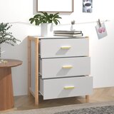  Komoda bijela 62 x 38 x 70 cm od konstruiranog drva | shoptok.hr