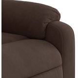  Masažna fotelja za odmor, smeđa mikrovlakna | shoptok.hr