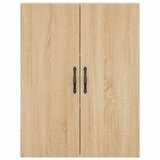  Visoka komoda hrasta sonome 69,5x34x180cm od konstruiranog drva Slike