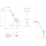 Globo 58423 - LED prigušiva stona lampa URSINO LED/8W/230V | Eponuda.com