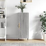 vidaXL Komoda siva sonoma 34,5x34x90 cm inženirski les | Shoptok.si