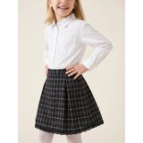 Sinsay Pamučna karirana suknja s čipkastim obrubom | shoptok.hr