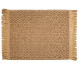 Komplet 6 podstavkov, 30x45 cm, elegantni tkkani vinilni podstavki Brown, (22103454)