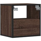 vidaXL Zidni noćni ormarić smeđi hrast 40x31x39,5 cm | shoptok.hr