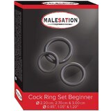 Malesation Cock Ring Set Beginner Black | Shoptok.si