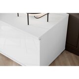 Livetastic DNEVNI REGAL, bela, bela, visoki sijaj | Shoptok.si