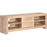 vidaXL TV omarica trden akacijev les 120x30x40 cm svetlo rjava | Shoptok.si