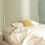 Maison Chic kovinsko posteljno vzglavje - vzglavna omarica - nočna omarica belo 193 cm, (21704639) | Shoptok.si