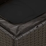  13-dijelni set vrtnih sofa s jastucima poliratan crni | shoptok.hr