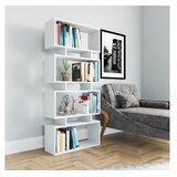 Hanah home langdon - white white bookshelf polica za knjige | Eponuda.com