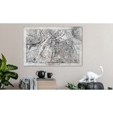 Slika na plutenoj podlozi - Copenhagen Plan [Cork Map] 60x40 | shoptok.hr