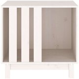 vidaXL Kućica za pse bijela 60 x 45 x 57 cm od masivne borovine | shoptok.hr