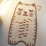 Nattiot Kremno bela pralna ročno tkana bombažna otroška preproga 65x120 cm Little Charlie – | Shoptok.si