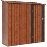 Vrtne šupe Smeđa 203,5 x 73 x 200 cm Metal | shoptok.hr