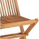  Zložljiva jedilna garnitura 3-delna z blazinami trdna tikovina, (20764793) | Shoptok.si